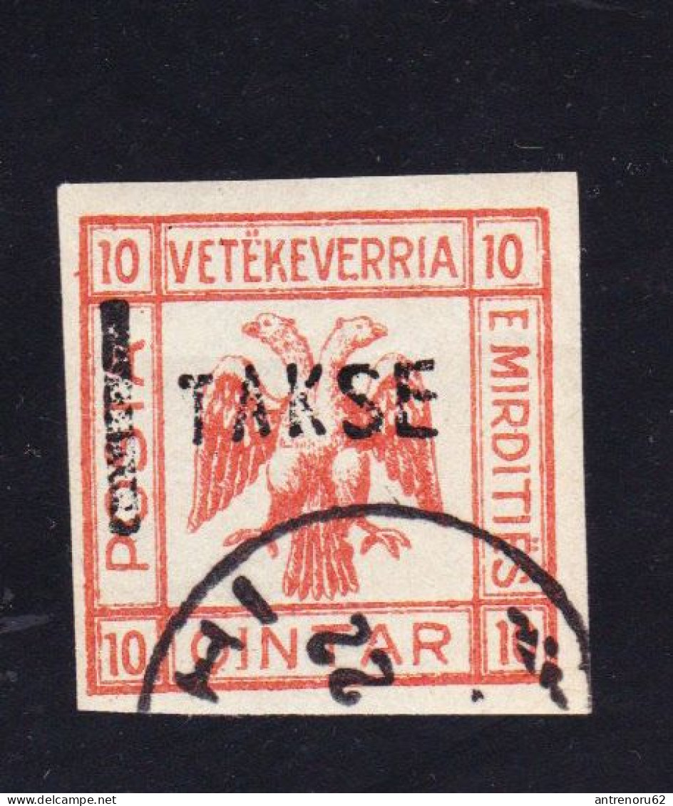 STAMPS-ALBANIA-1921-MIRDITISCHE-REPUBILK-PORTO-SEE-SCAN - Albania