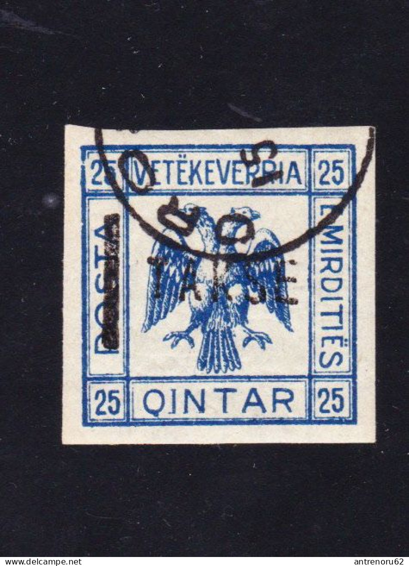 STAMPS-ALBANIA-1921-MIRDITISCHE-REPUBILK-PORTO-SEE-SCAN - Albanie