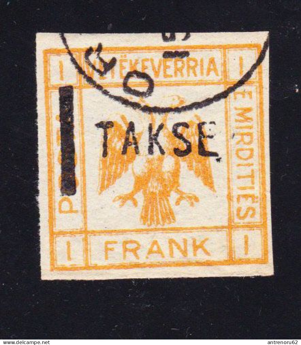 STAMPS-ALBANIA-1921-MIRDITISCHE-REPUBILK-PORTO-SEE-SCAN - Albania