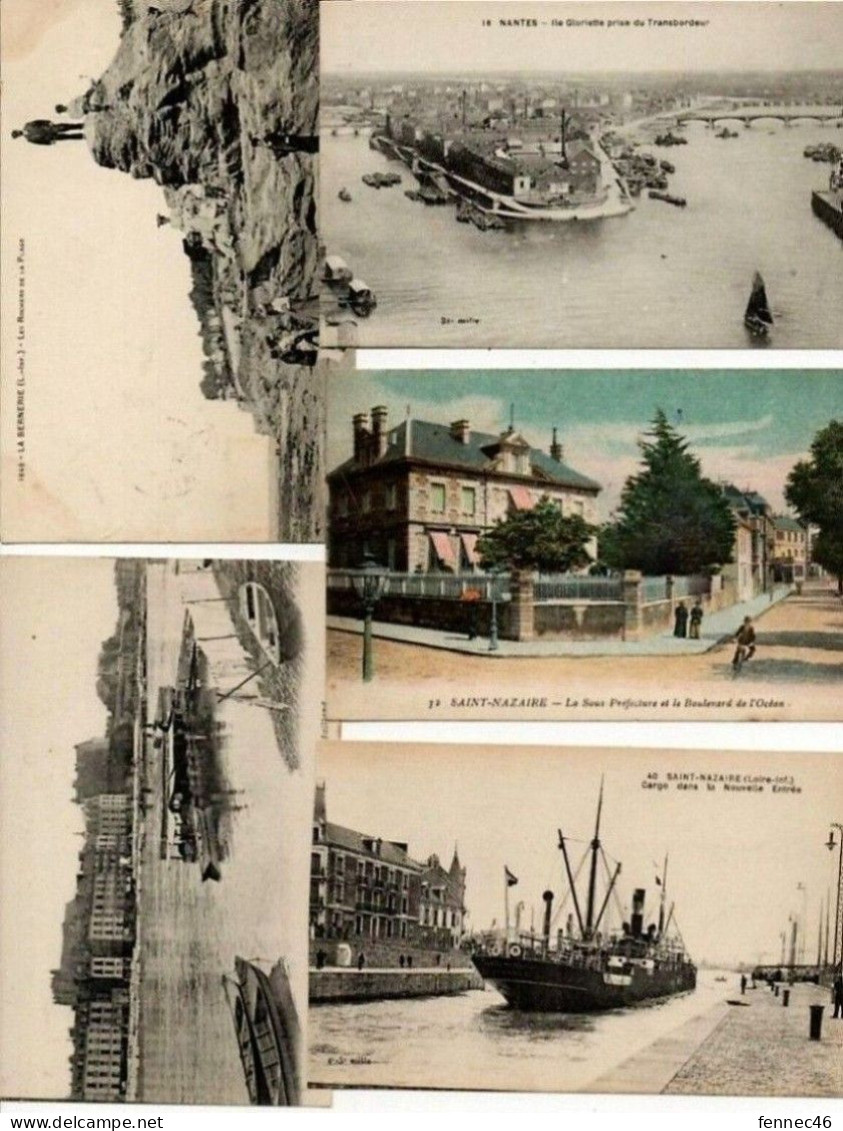 *Lot De 40-CPA-CPSM- Que Des Petits Formats Sur La Loire Atlantique (40) - 5 - 99 Postcards