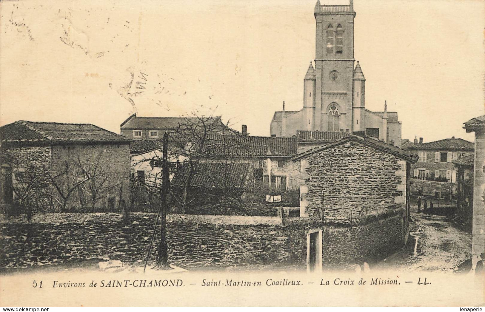 D7547 Saint Martin En Cailleux La Croix De Mission - Saint Chamond