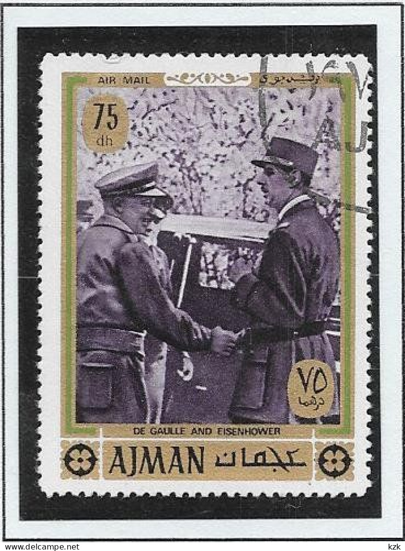 08	17 108		Émirats Arabes Unis – AJMAN - De Gaulle (Generaal)