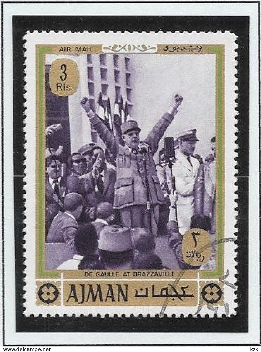08	17 109		Émirats Arabes Unis – AJMAN - De Gaulle (Generale)