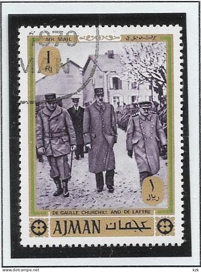 08	17 110		Émirats Arabes Unis – AJMAN - De Gaulle (Generaal)