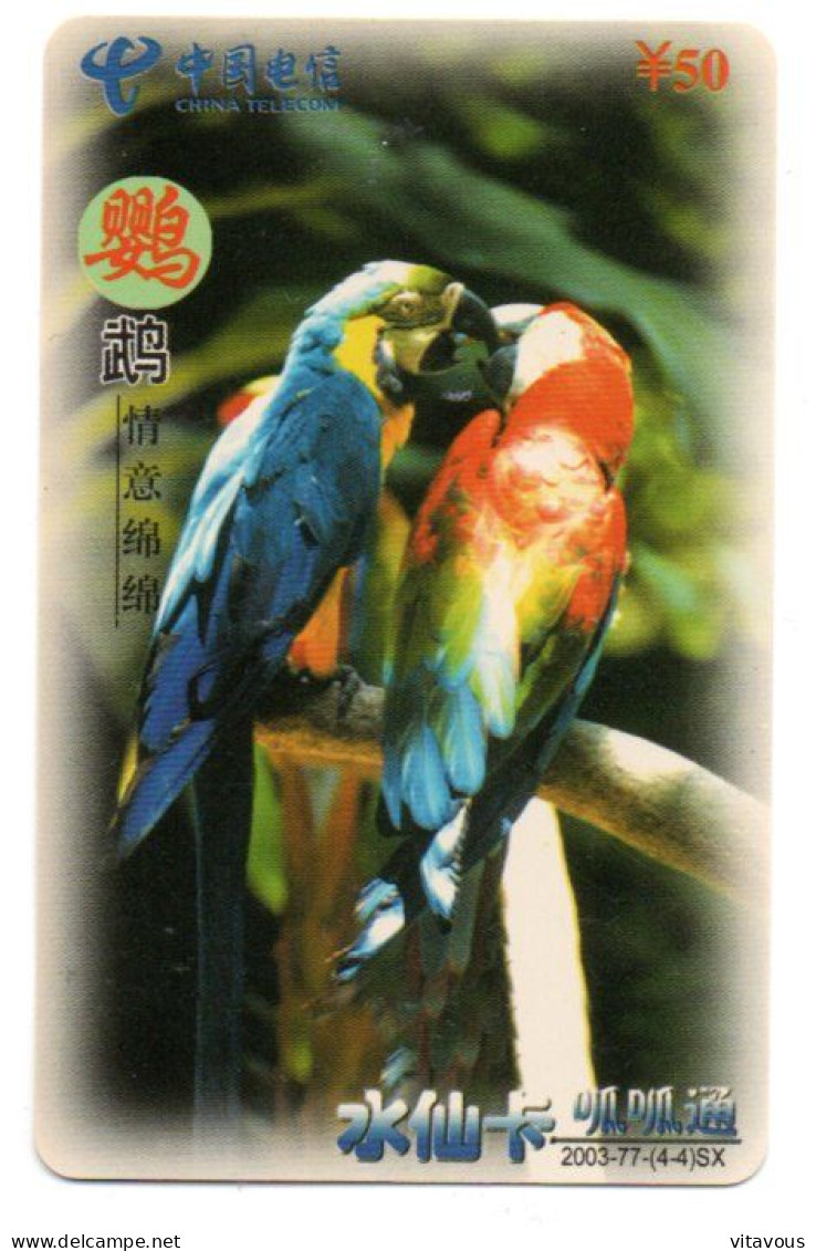 Télécarte Chine Bird Oiseau Vogel Perroquet Parrot (K 245) - China