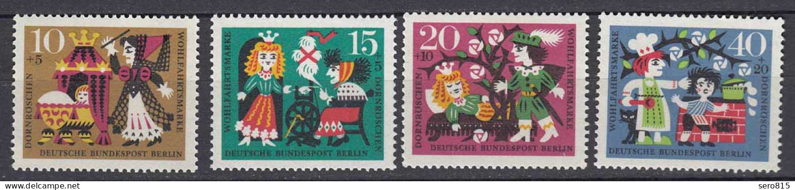 Germany - Berlin Stamps 1964 Michel 237-40 - Märchen Dornröschen   (81015 - Sonstige & Ohne Zuordnung