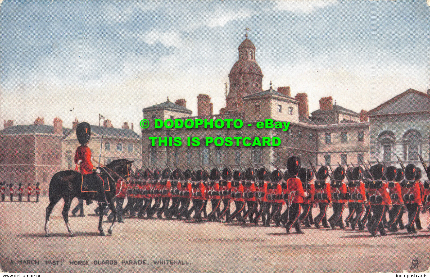 R462415 Whitehall. A March Past. Horse Guards Parade. The Military In London. Tu - Sonstige & Ohne Zuordnung