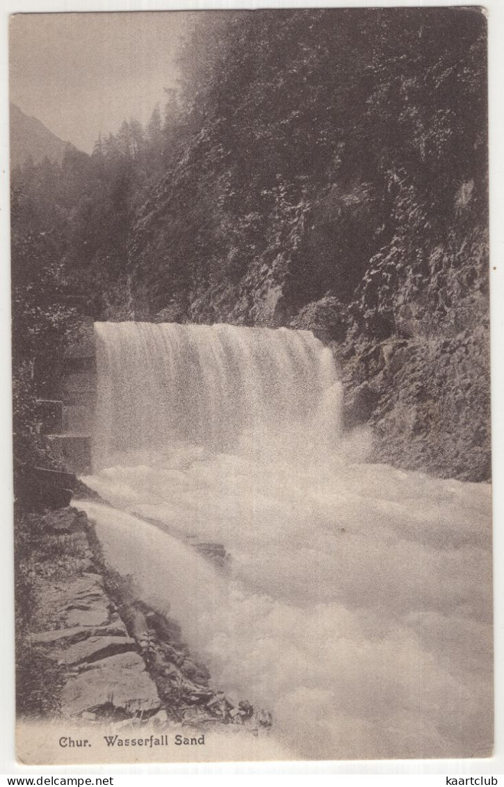 Chur. Wasserfall Sand - (Schweiz-Suisse-Switzerland) - Nr. 111 Verlag Chr. Oettli, Chur - Coire