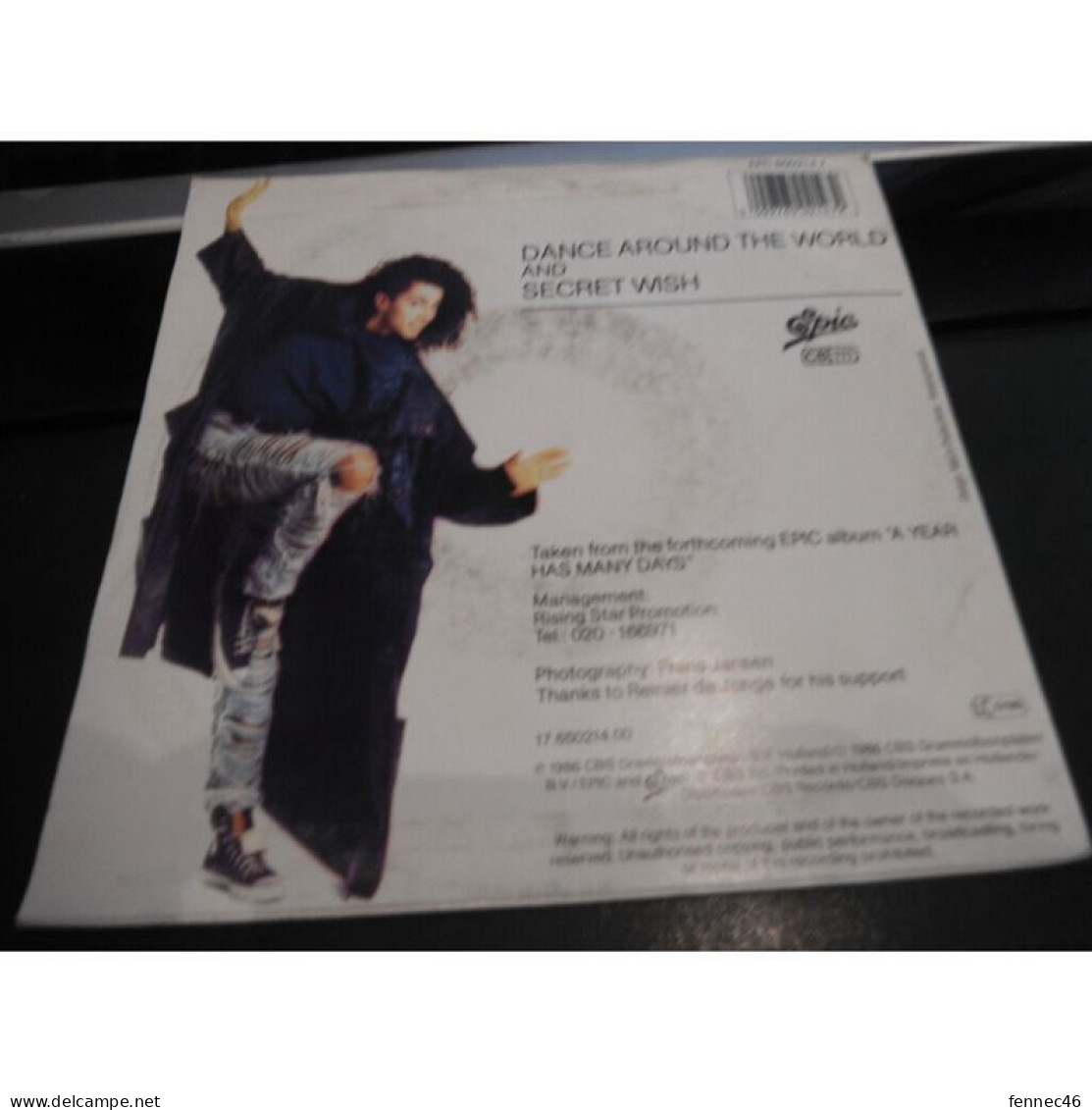 Vinyle 45T (SP-2 Titres) - Richenel -  Dance Around The World / Secret Wish - Autres - Musique Anglaise