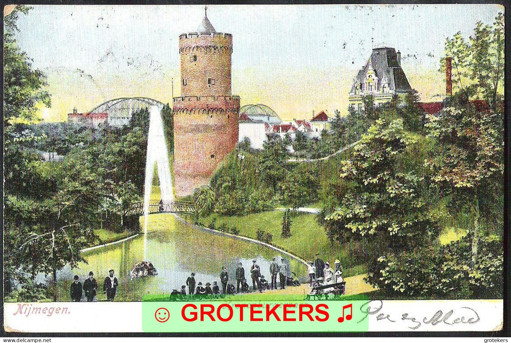 NIJMEGEN Kronenburgerpark Met Kruittoren 1906 - Nijmegen