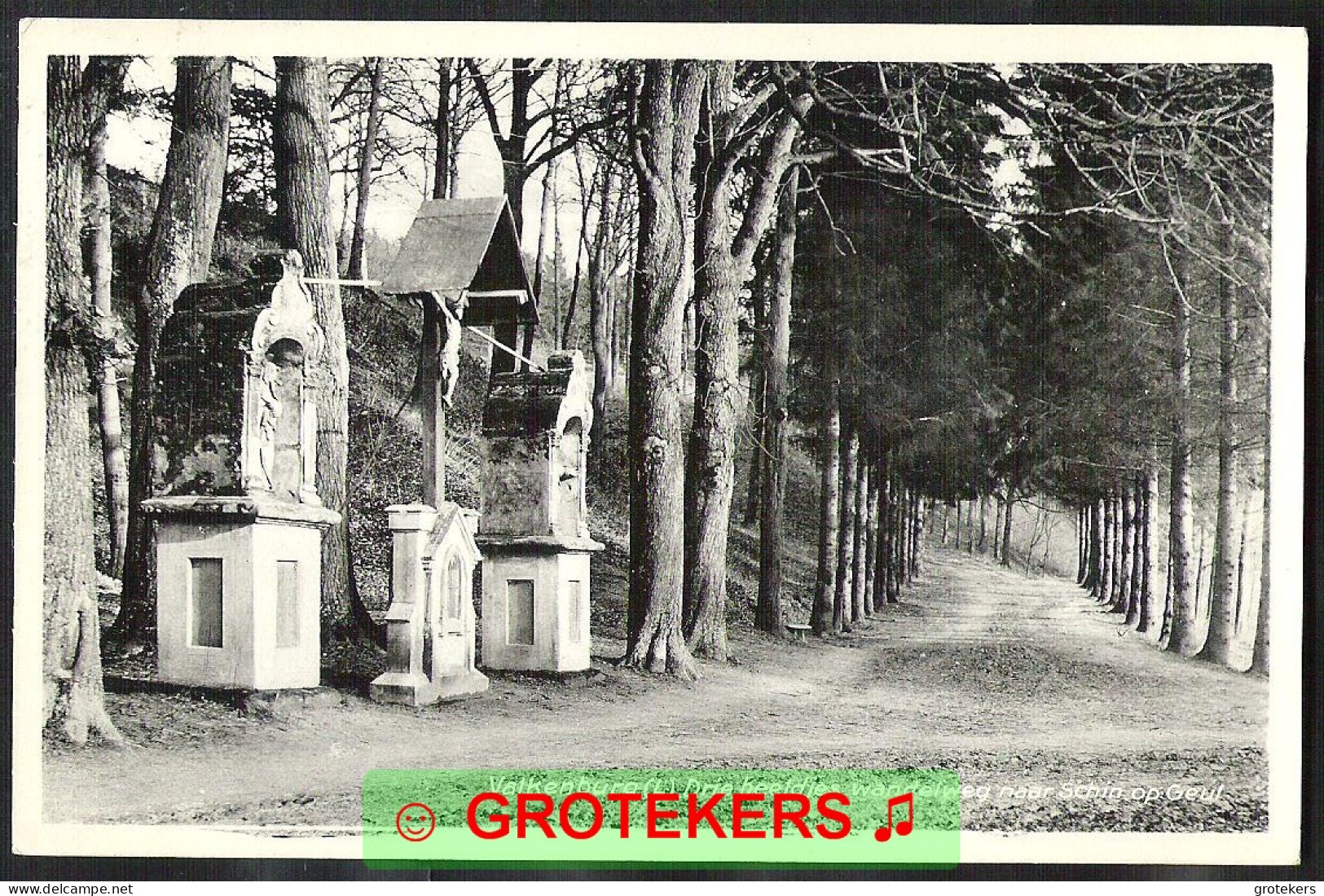 VALKENBURG Drie Beeldjes Wandelweg Naar Schin Op Geul  1934 - Valkenburg