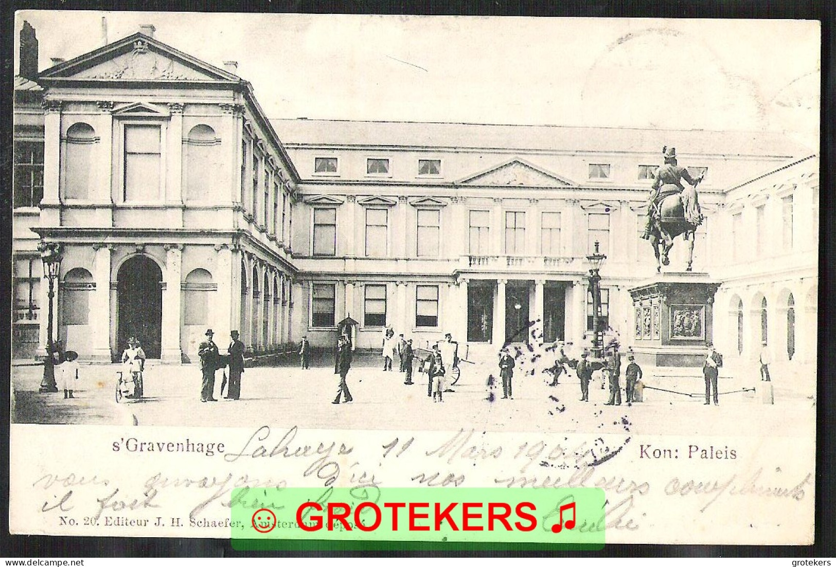 DEN HAAG Koninklijk Paleis 1904 - Den Haag ('s-Gravenhage)
