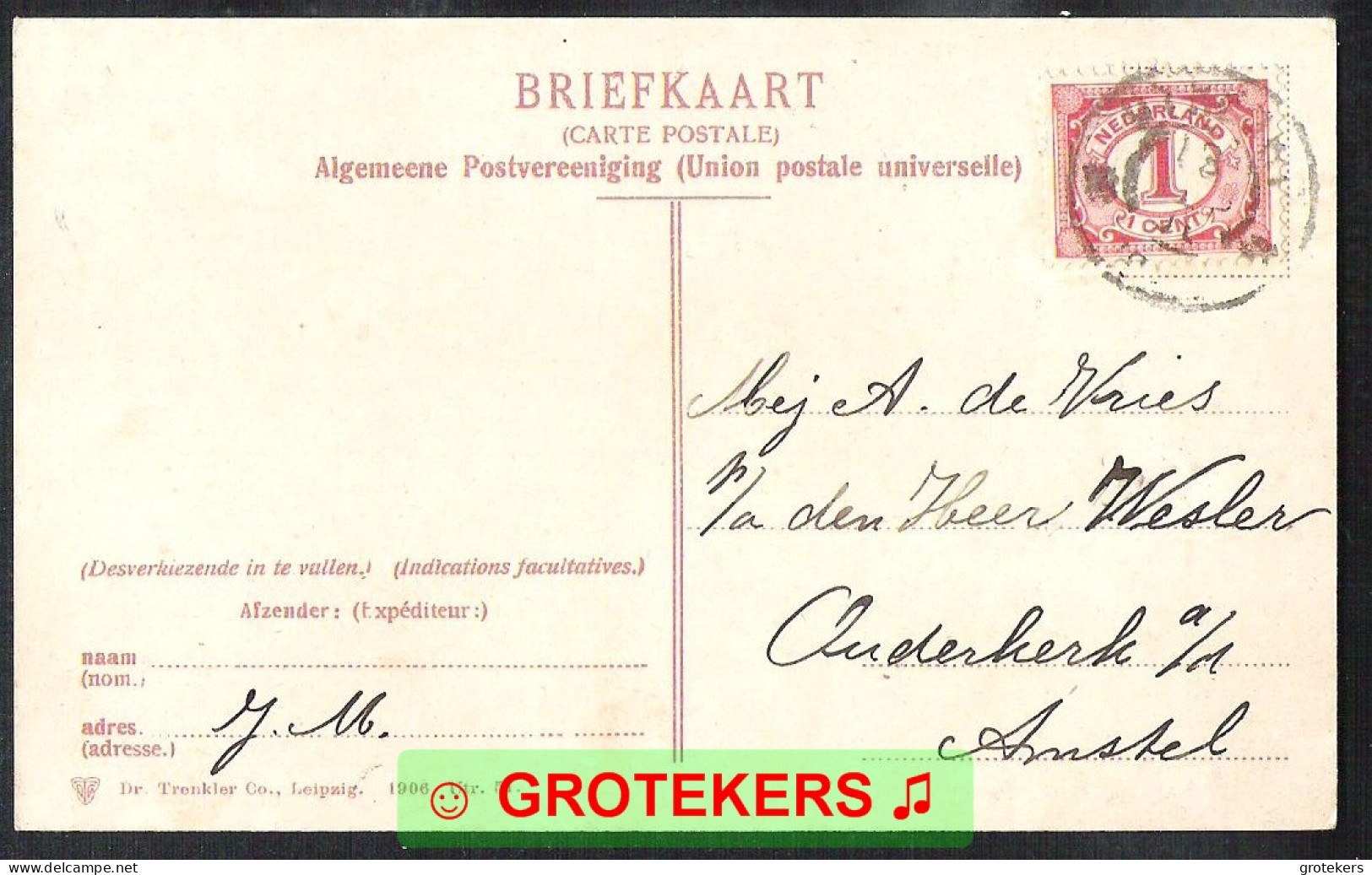 UTRECHT 4 Kaarten Tussen 1906 En 1913 - Utrecht