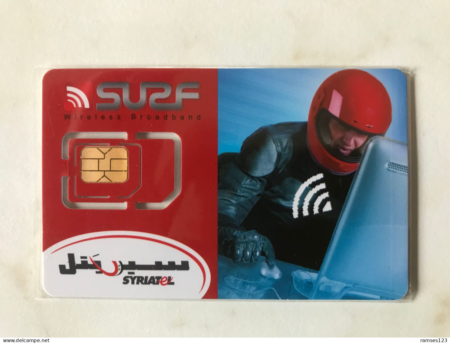 RARE   GSM SYRIA   SYRIATEL  SURF   MINT - Siria