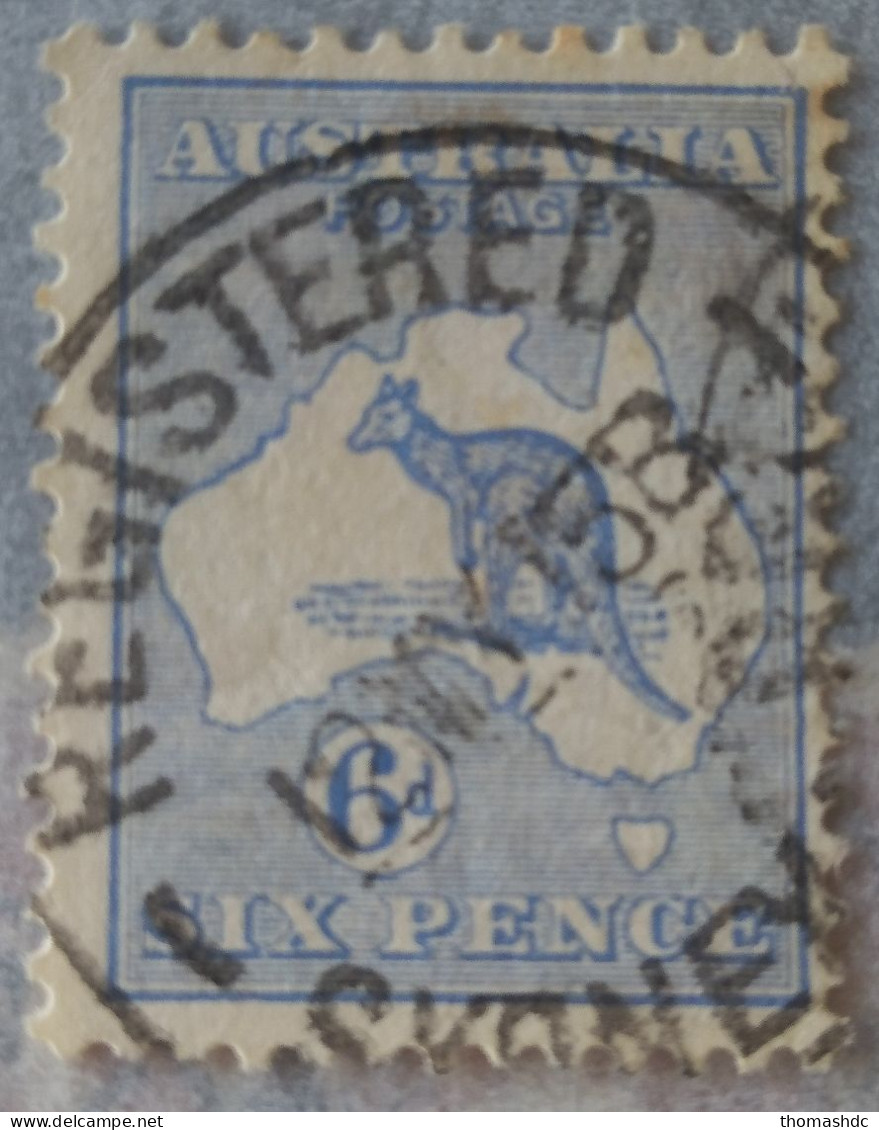 1915 6d Ultramarine 2nd Wmk Die Il SG 26 BW 18 - Oblitérés