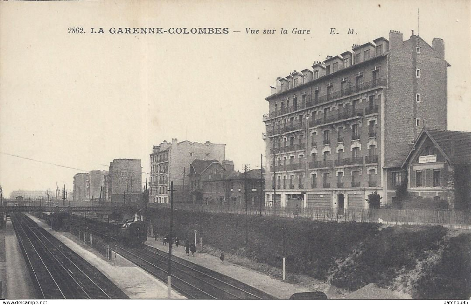 CPA  France  92  Hauts De Seine  La Garenne Colombes   Vue Sur La Gare - La Garenne Colombes