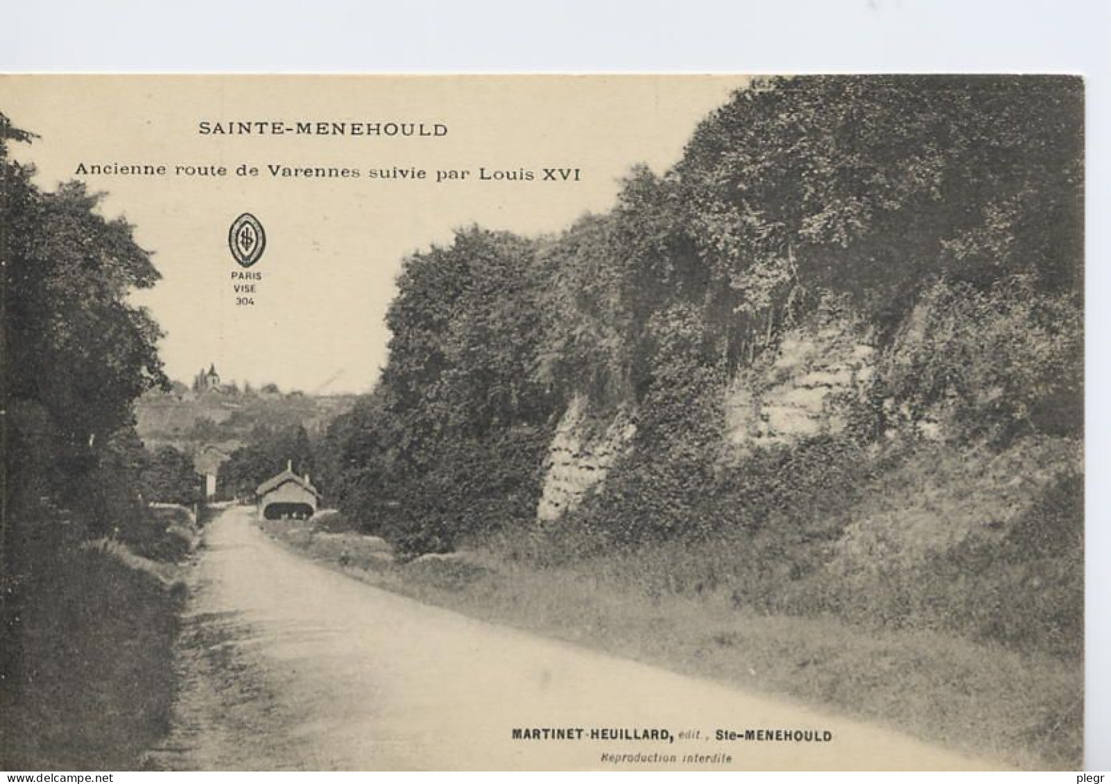 0-51507 01 01+16 - STE MENEHOULD - ANCIENNE ROUTE DE VARENNES SUIVIE PAR LOUIS XVI - Sainte-Menehould