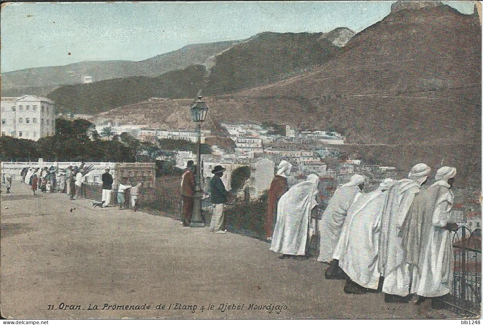 Algerie Oran La Promenade De L' Etang Le Djebel Mourdjajo - Oran