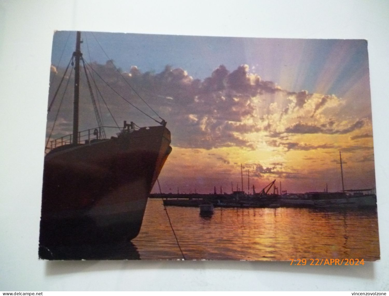 Cartolina Viaggiata "VIAREGGIO  Tramonto" 1963 - Viareggio