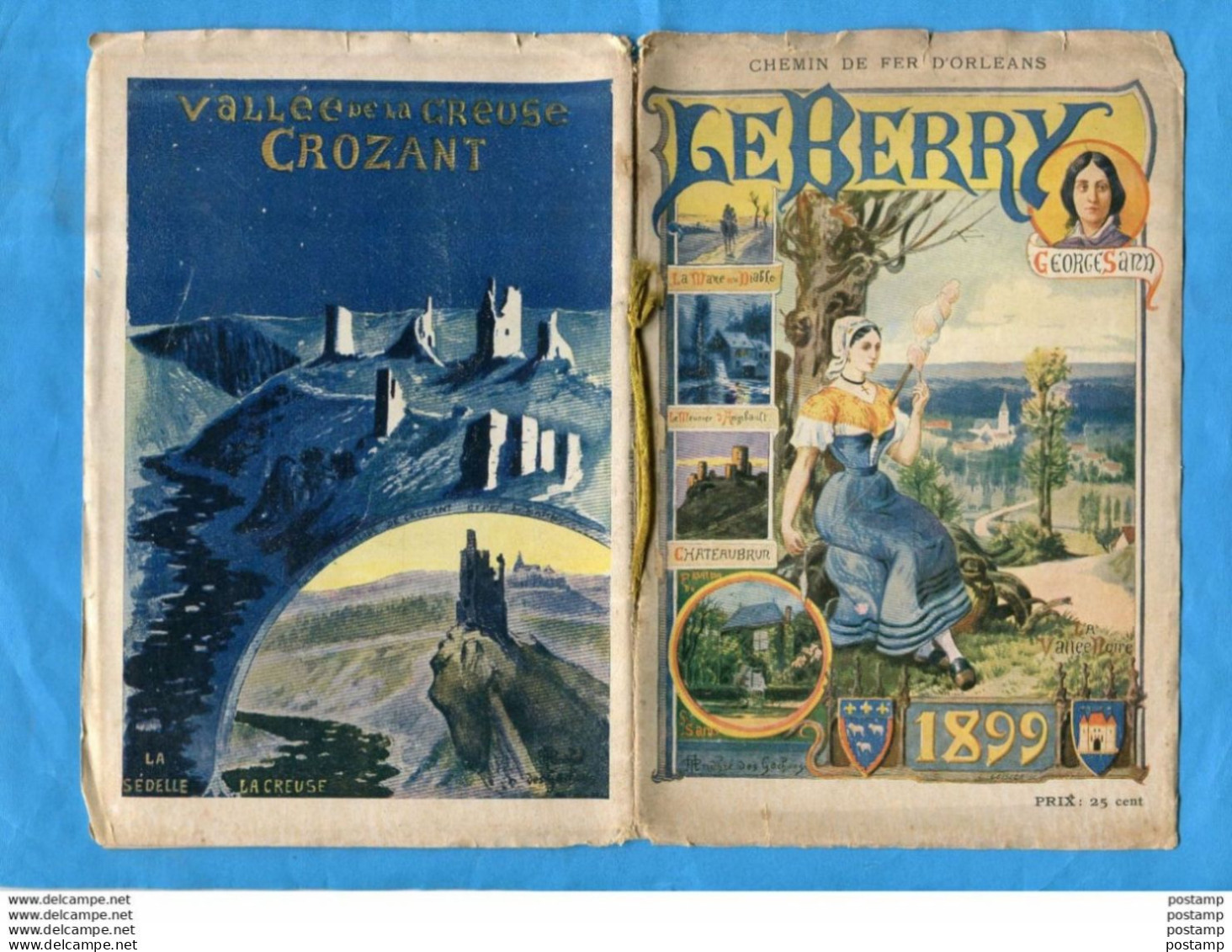 Le BERRY-Chemin De Fer D'ORLEANS 1899 -Livret De 24 Pages Texte*- Illustrées - Zeitschriften - Vor 1900