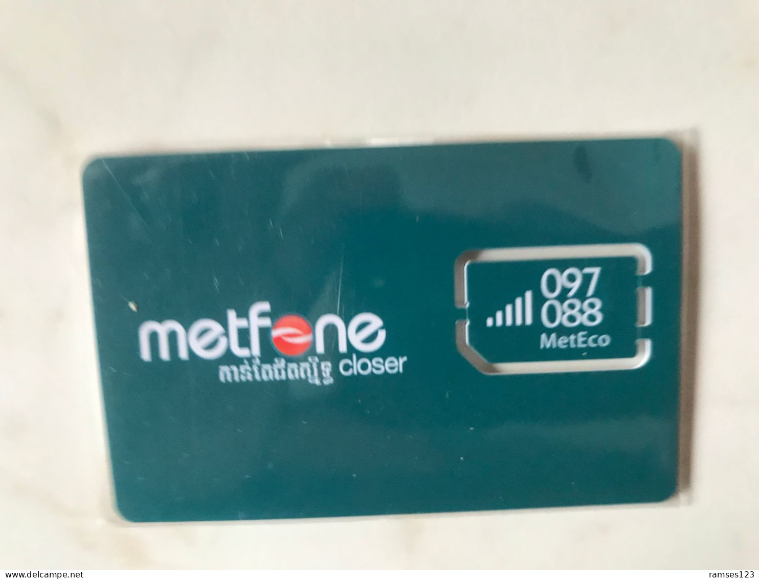 GSM   METFONE  CAMBODGE  MINT - Cambogia