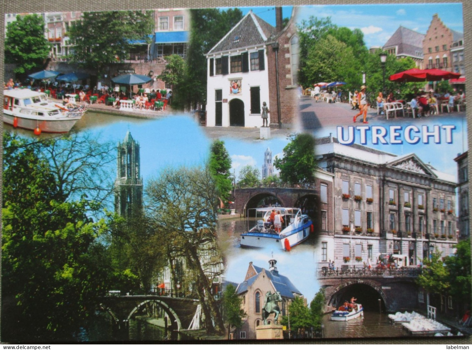 NETHERLANDS HOLLAND AMSTERDAM CITY TOWN VIEWS CARD KARTE POSTKARTE POSTCARD ANSICHTSKARTE CARTOLINA CARTE POSTALE - Utrecht