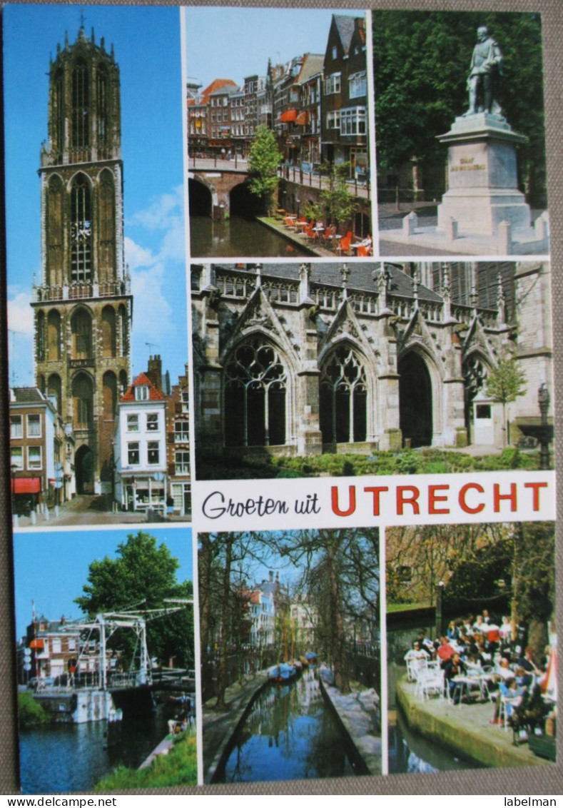 NETHERLANDS HOLLAND AMSTERDAM CITY TOWN VIEWS CARD KARTE POSTKARTE POSTCARD ANSICHTSKARTE CARTOLINA CARTE POSTALE - Utrecht