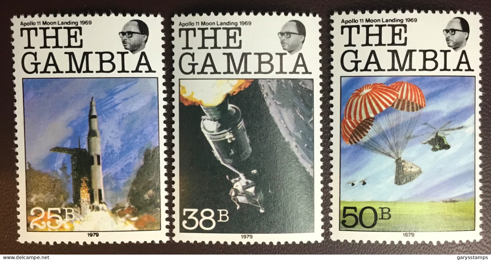 Gambia 1979 Moon Landing Anniversary MNH - Gambia (1965-...)