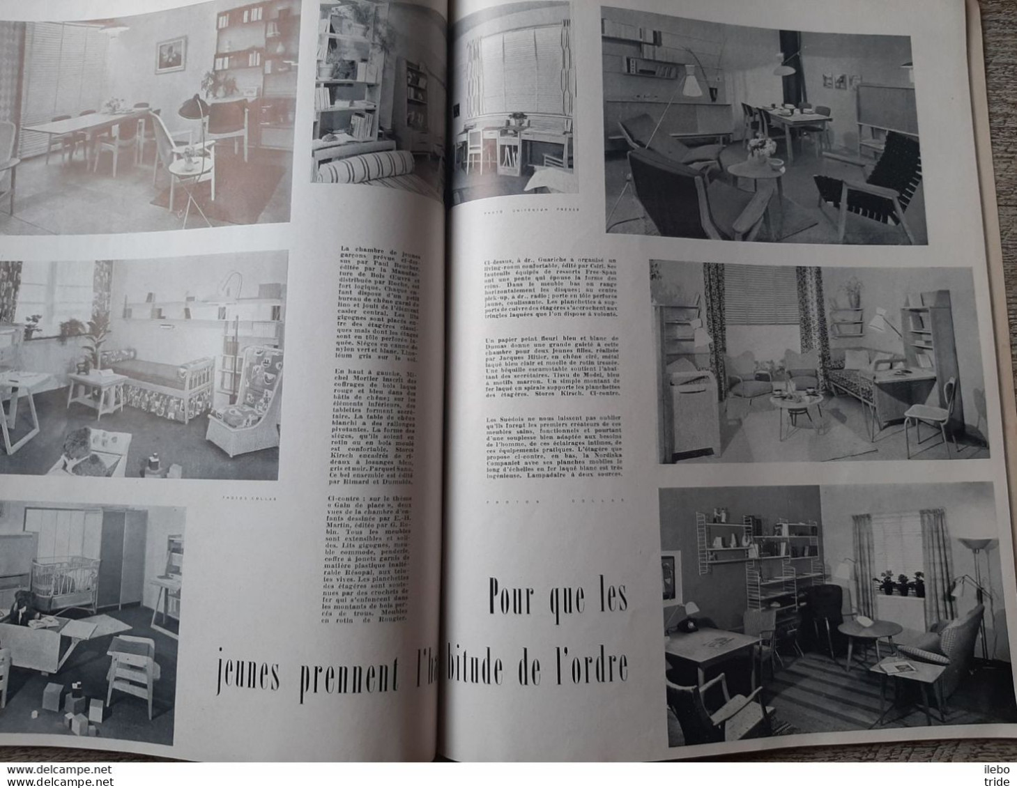 Revue N°70 Décor D'aujourd'hui 1952 Salon Des Arts Ménagers Rotin Matégot Prouvé école - Huis & Decoratie