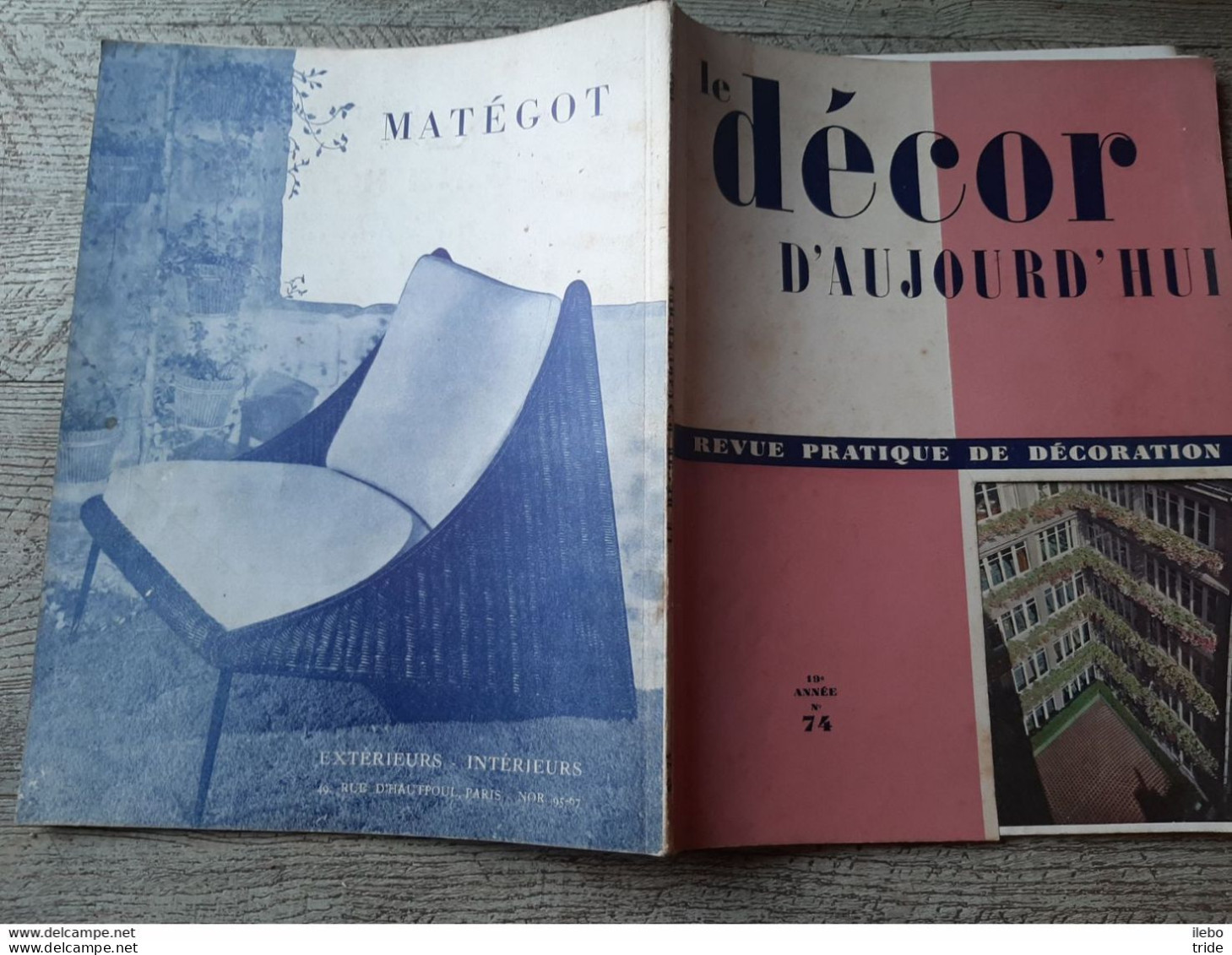 Revue N°27 Décor D'aujourd'hui 1938 Terrasses Jardins Papier Peint Royere Fressinet Le Corbusier Leleu - Casa & Decoración