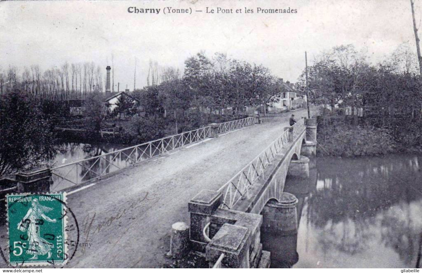 89 - Yonne -   CHARNY -  Le Pont Et Les Promenades - Charny