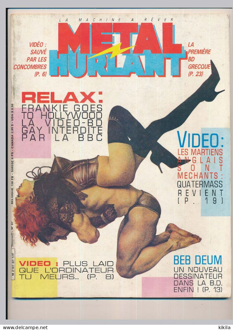 METAL HURLANT N° 97 Mars 1984 Caro, Gillon, Montellier, Jeronaton, Beb Deum, Tramber, Staline... - Métal Hurlant