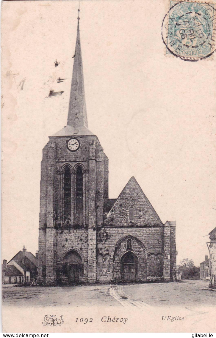 89 - Yonne -  CHEROY - L'église Du XIII Eme Siecle - Cheroy