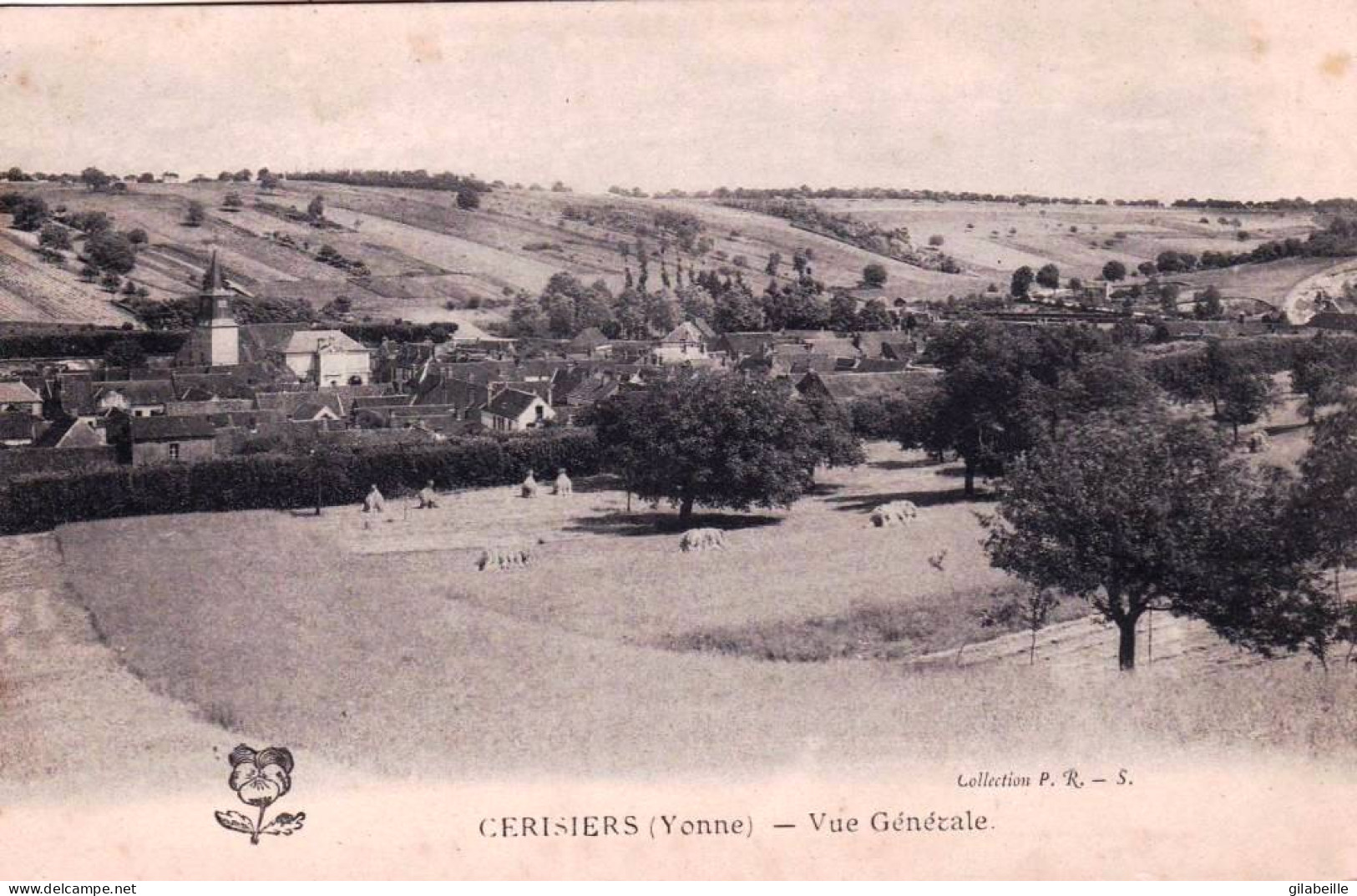89 - Yonne - CERISIERS - Vue Generale - Cerisiers