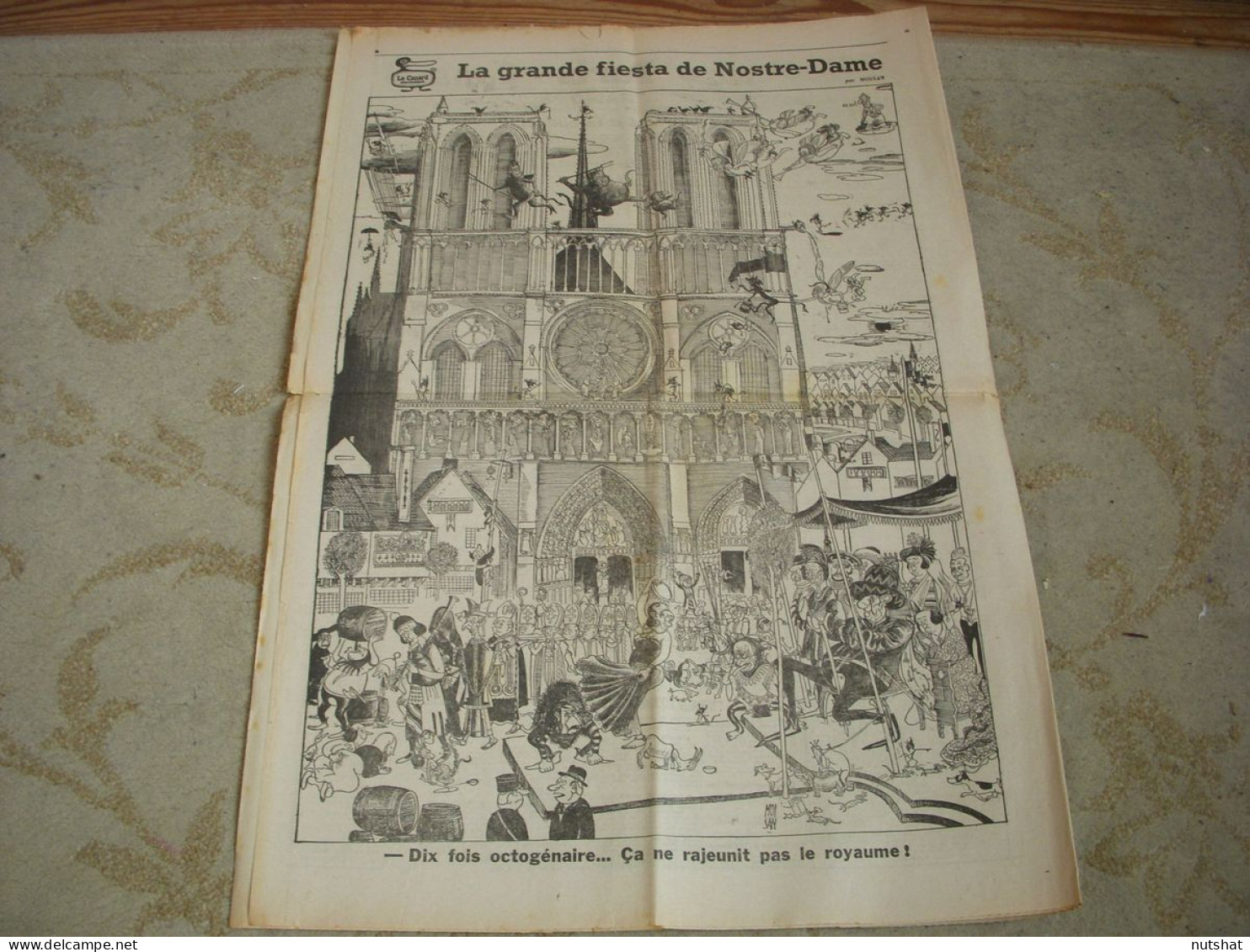 CANARD ENCHAINE 2234 14.08.1963 Le CANULAR DECHAINE 4 PAGES De DESSINS MOISAN - Politica