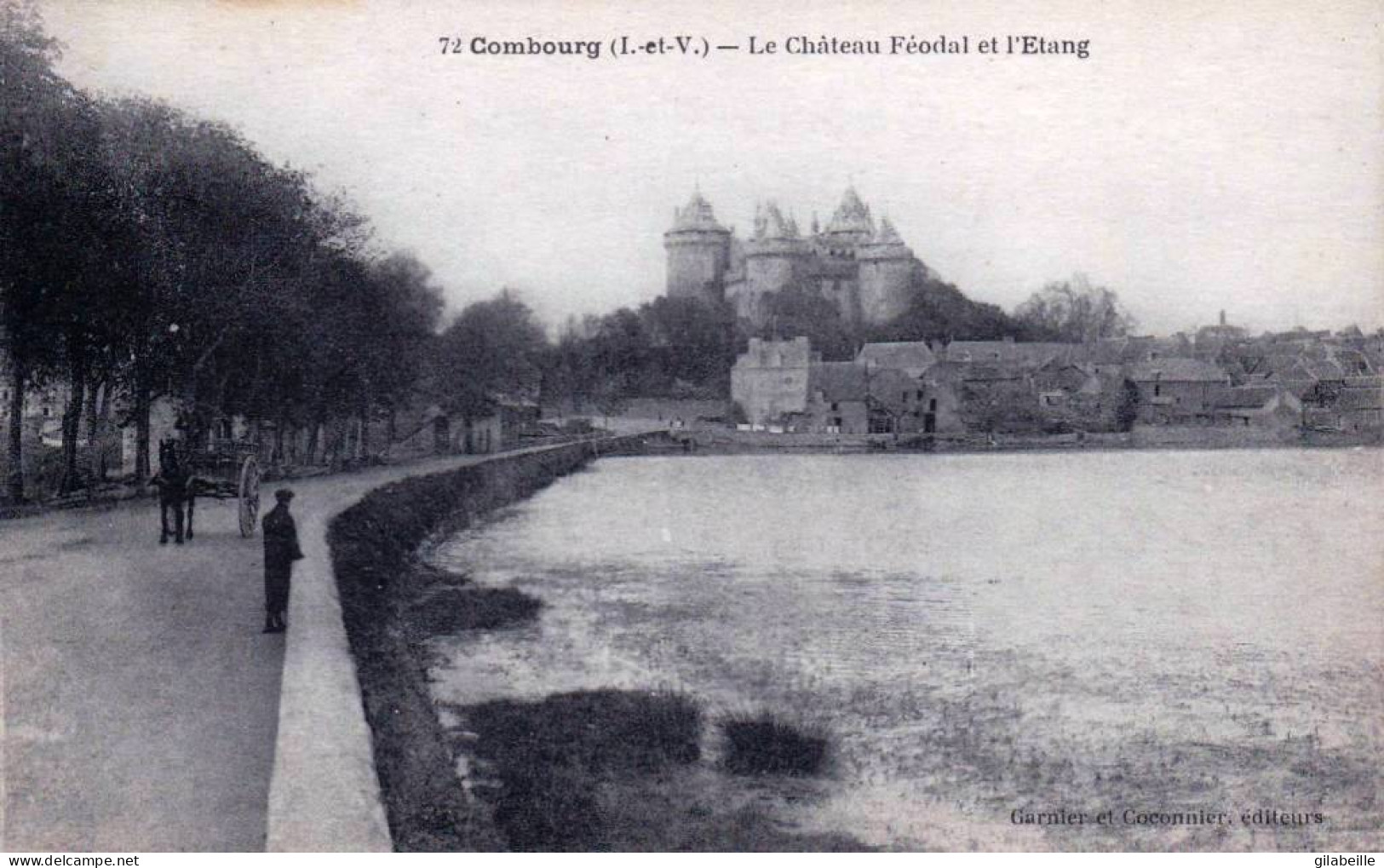 35 - Ille Et Vilaine -  COMBOURG -  Le Chateau Feodal Et L'étang - Combourg