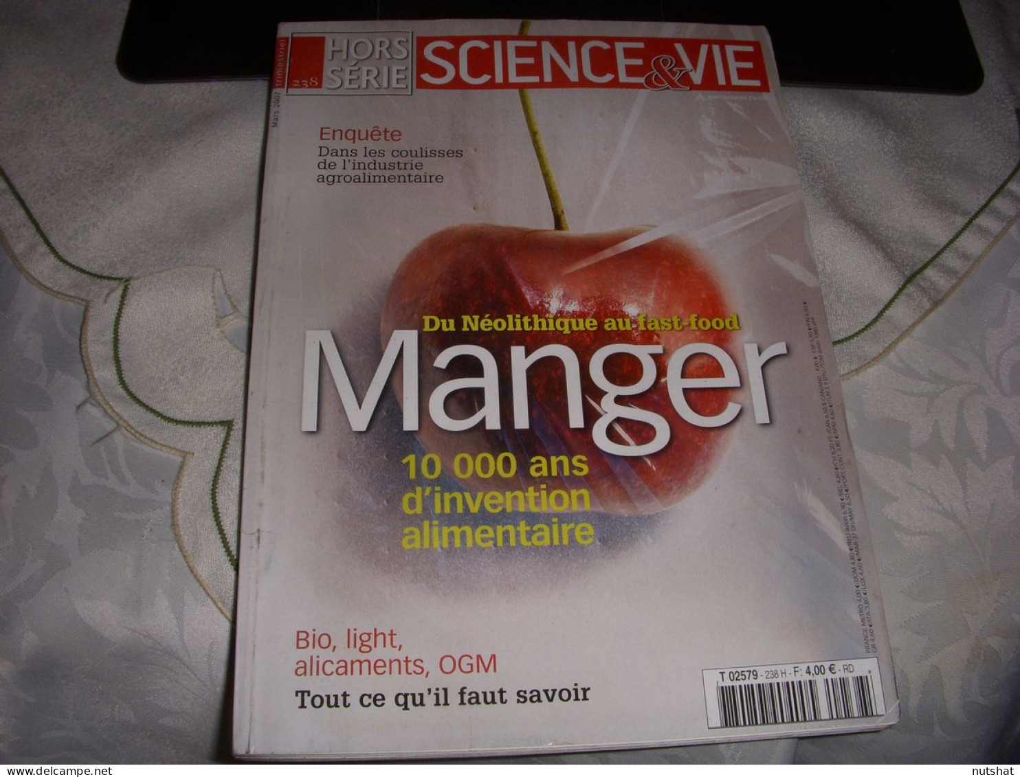 SCIENCE & VIE HORS SERIE 238 03.2007 MANGER Du NEOLITHIQUE Au FAST-FOOD BIO OGM - Wetenschap