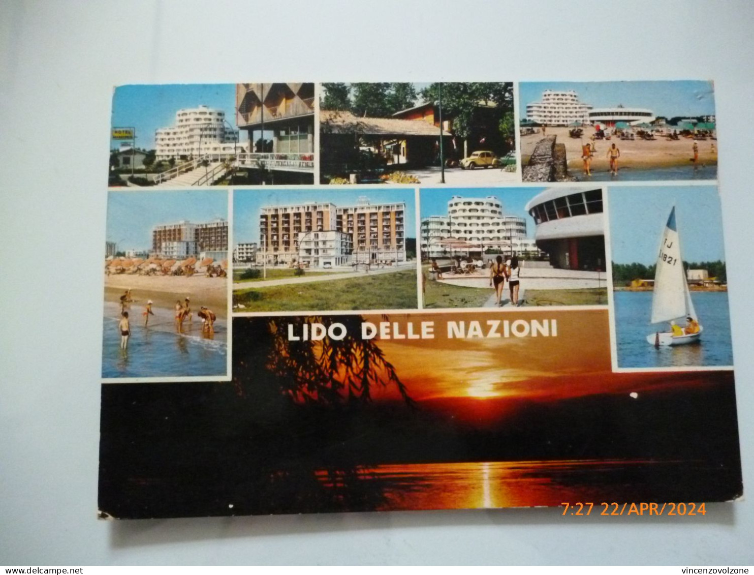 Cartolina Viaggiata "LIDO DELLE NAZIONI" Vedutine 1973 - Ferrara