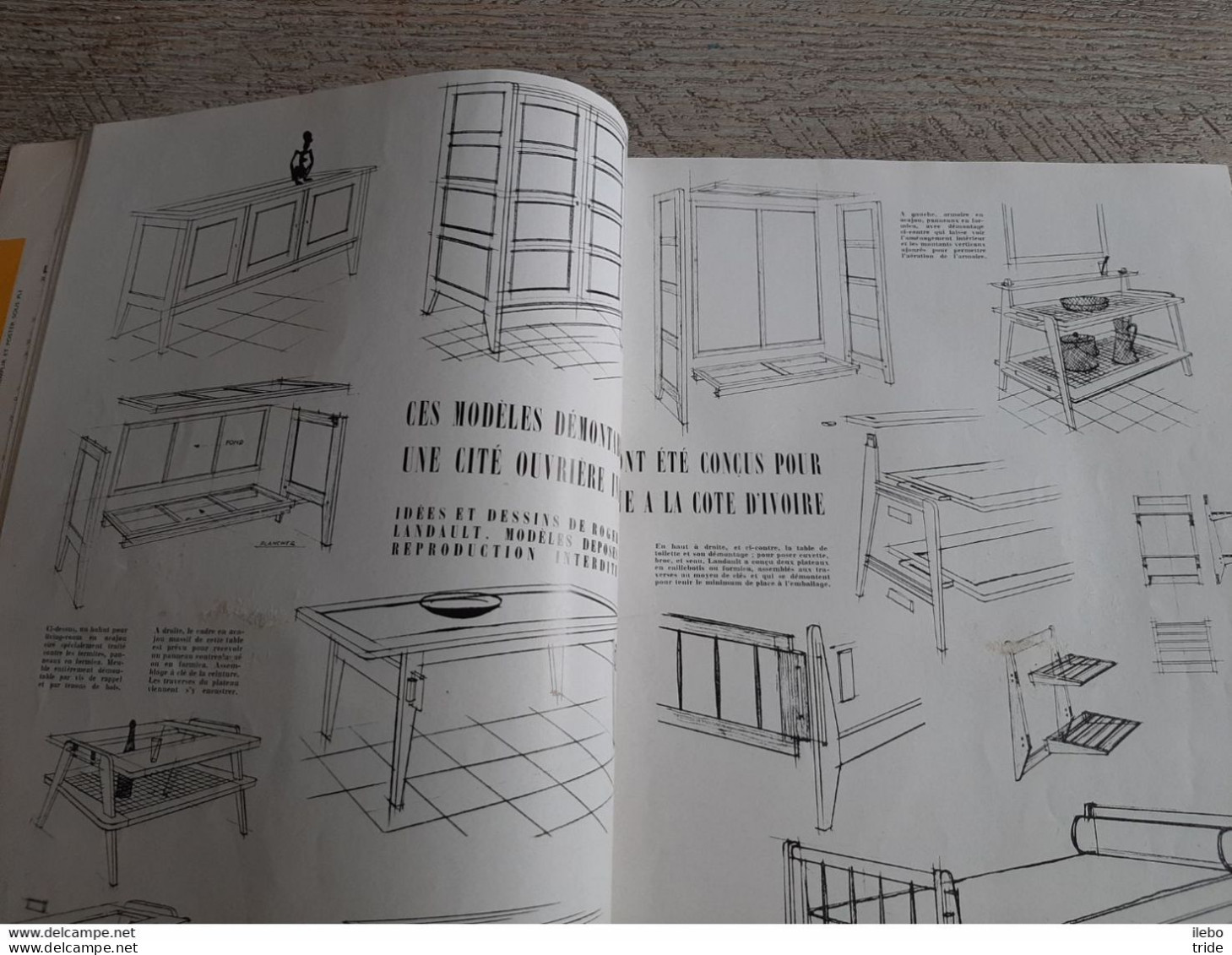 Revue N°77 Décor D'aujourd'hui 1954 Jardins Cloisons Mobilier Colonial Royère Adnet - Haus & Dekor