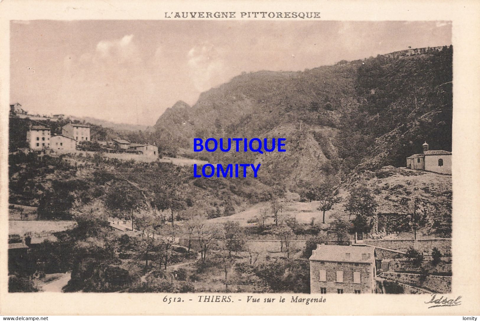 63 Thiers Vue Sur Le Margeride CPA - Thiers