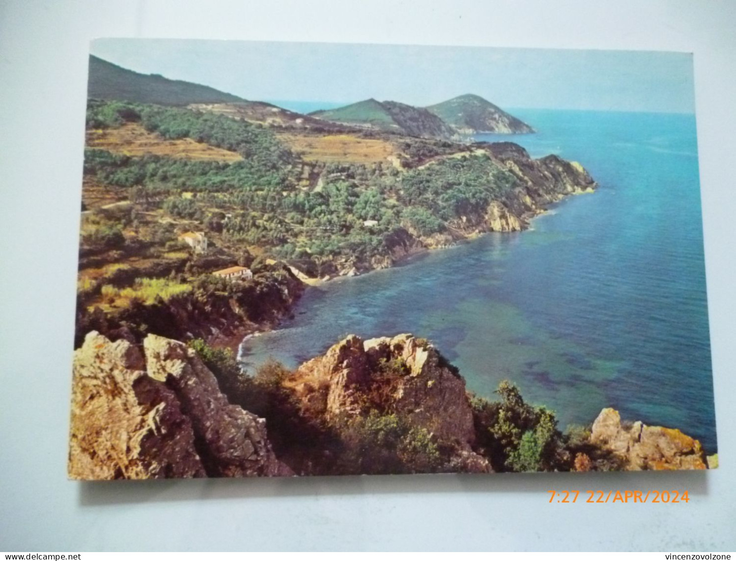 Cartolina Viaggiata "Isola D' Elba PORTOFERRAIO Costa Di Ponente" 1985 - Livorno