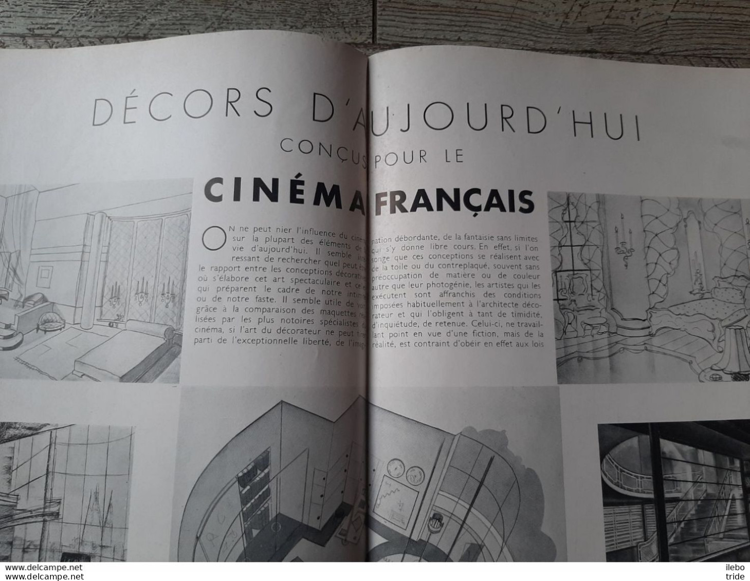 Revue N°30 Décor D'aujourd'hui 1938 Jourdain Le Corbusier Arbus Guéden Décors De Cinéma Drouain - Huis & Decoratie