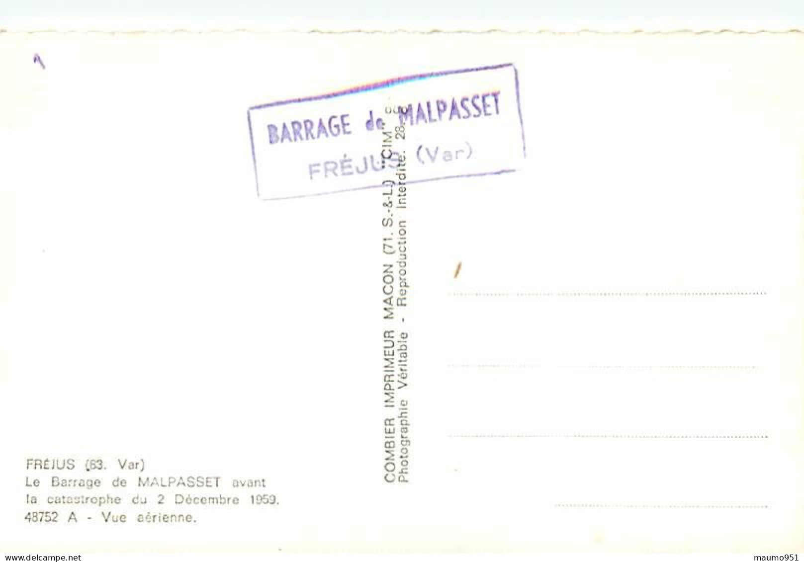 Département 83. Var. Région Provence Alpes Côte D'Azur. Lot De 5 Cartes Le Barrage De Malpasset Après La Catatrophe - Frejus