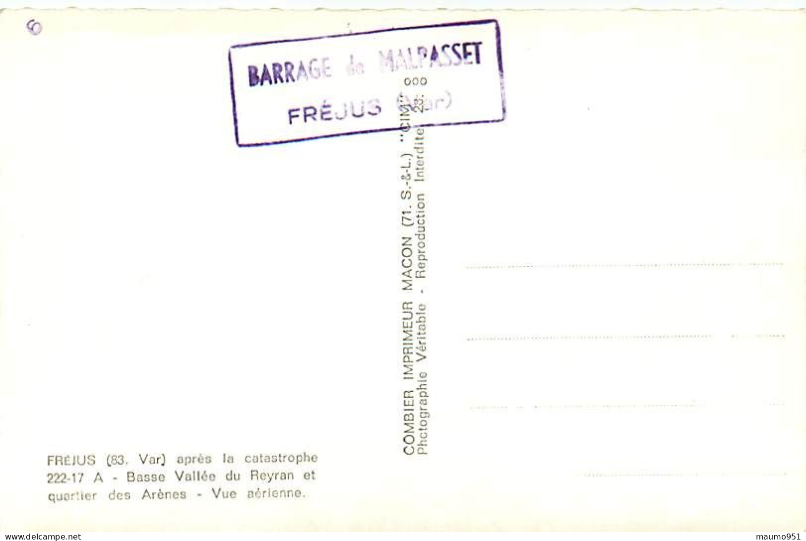 Département 83. Var. Région Provence Alpes Côte d'Azur. Lot de 5 Cartes Le Barrage de Malpasset Après la Catatrophe