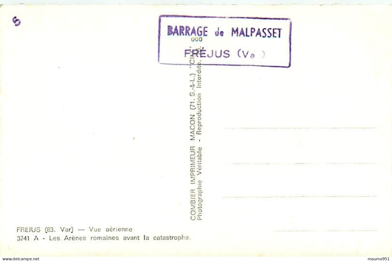 Département 83. Var. Région Provence Alpes Côte d'Azur. Lot de 5 Cartes Le Barrage de Malpasset Après la Catatrophe