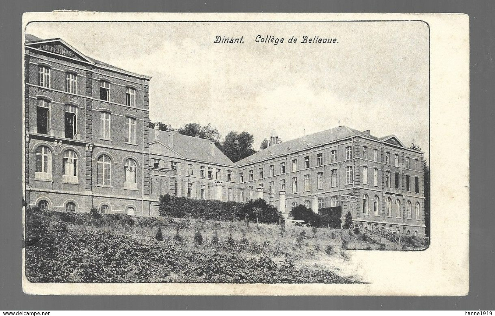 Dinant Collège De Bellevue Cachet 1906 Dinant Htje - Dinant