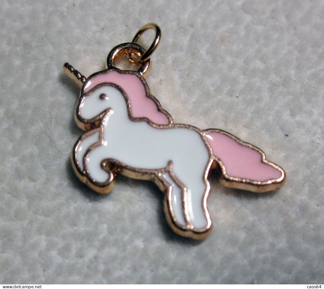 Unicorno Pendente Ciondolo  H 1,5  Cm - Colgantes