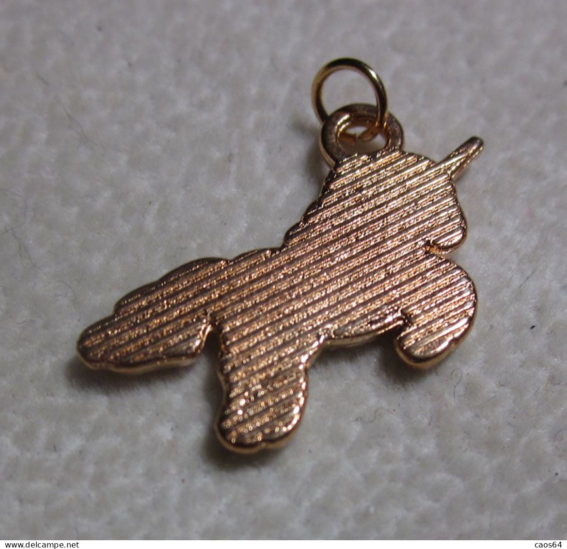 Unicorno Pendente Ciondolo  H 1,5  Cm - Pendentifs