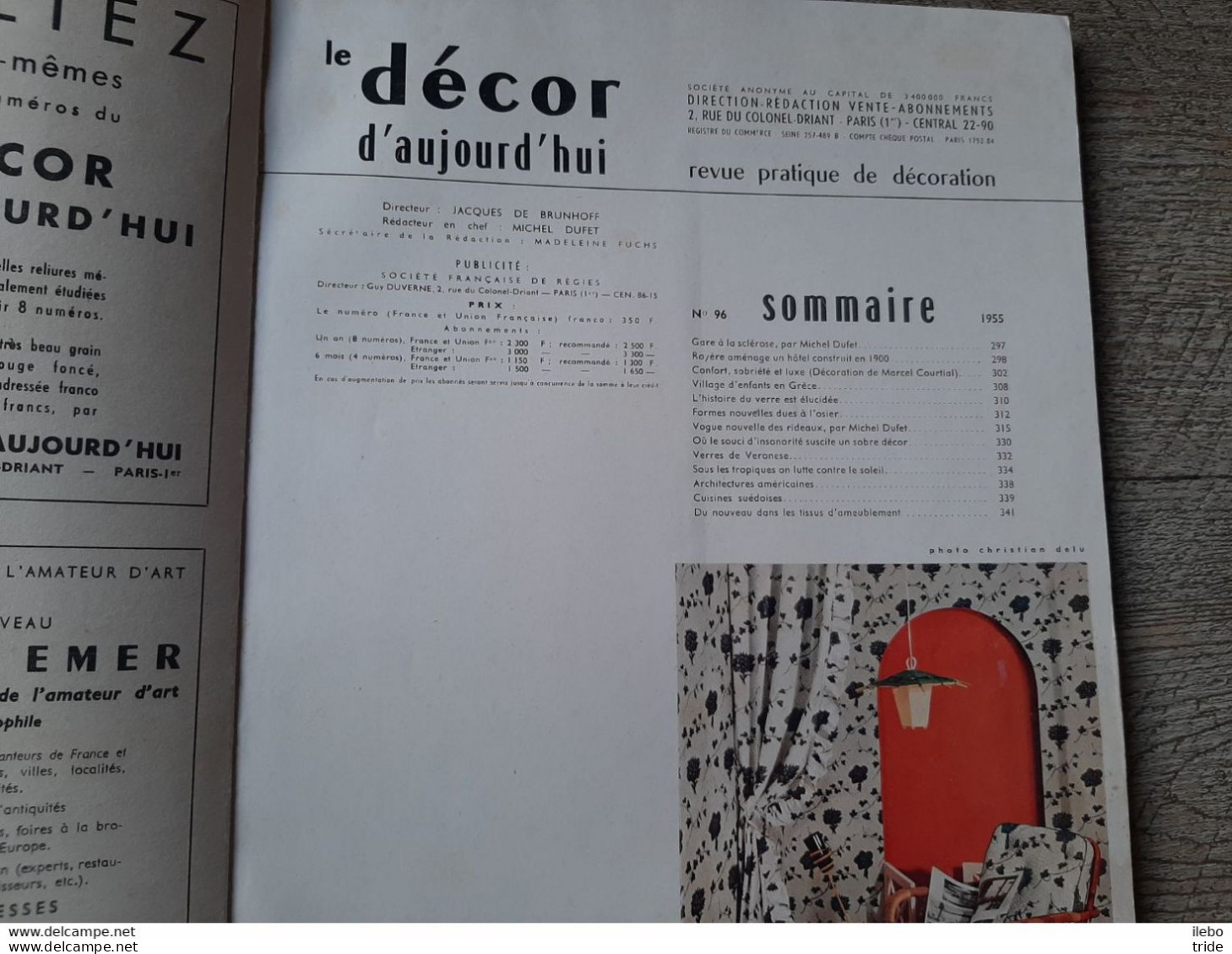 Revue N°96 Décor D'aujourd'hui Royère Osier Architectures Américaines - Maison & Décoration