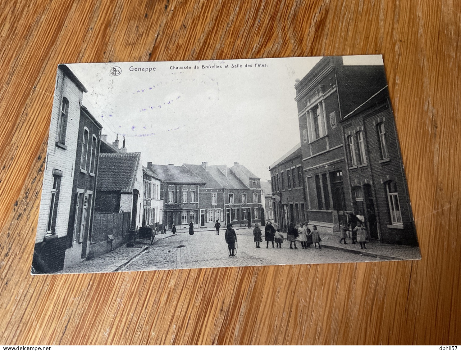 CP Ancienne De Genappe : Chaussée De Bruxelles. (1916) + Censure D’Ottignies - Genappe